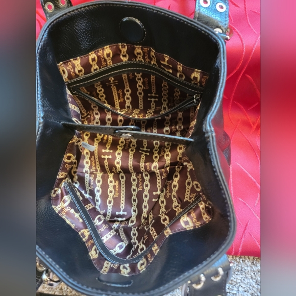 Tignanello Black Pebbled leather purse - Picture 11 of 15